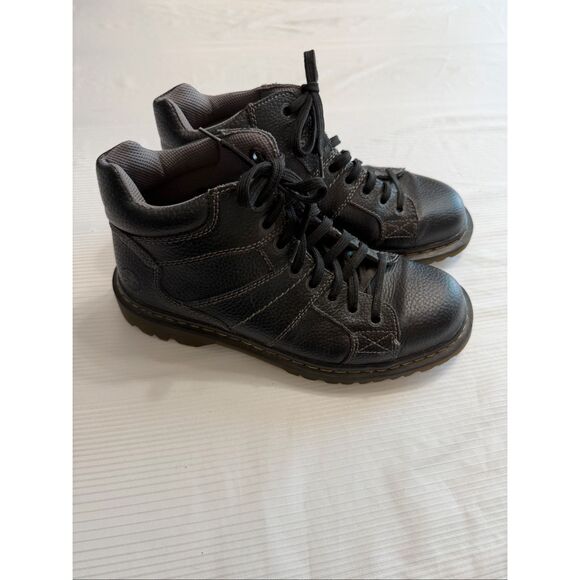 Dr. Martens Men’s Harrisland Black Leather Lace Up Boots Size 9 M main image 5